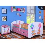 Otroška postelja Happy babies Medvedka z baloni 27